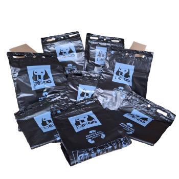 BELLOO Hundekotbeutel Recycling Mix Schwarz - 50er Block