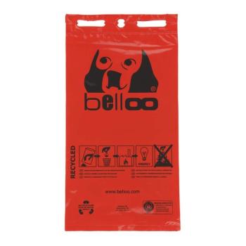 BELLOO Hundekotbeutel Recycling PUR rot - 30er Block