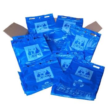 BELLOO Hundekotbeutel Recycling Mix BLAU - 50er Block