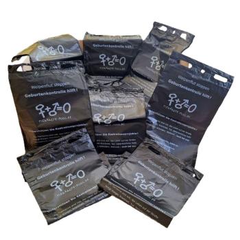 Sonderedition - Tierärztepool Hundekotbeutel BELLOO Recycling Mix Schwarz - 50er Block