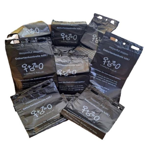 BELLOO Hundekotbeutel Recycling Mix Schwarz Tierärztepool Tieraerzte